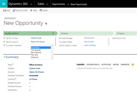 Quote, order, and invoice tables (Dynamics 365 Sales).